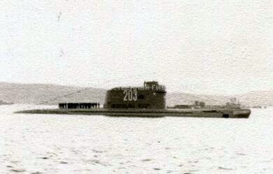 К-96(пр.629) День ВМФ 1964 год, рейд Североморска.